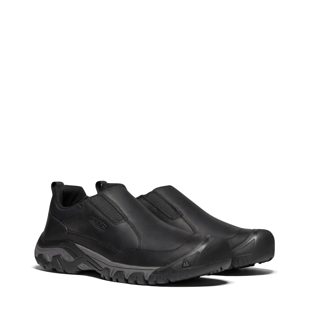 Mudguard and Toe view of Keen Targhee 3 Slip On for men.