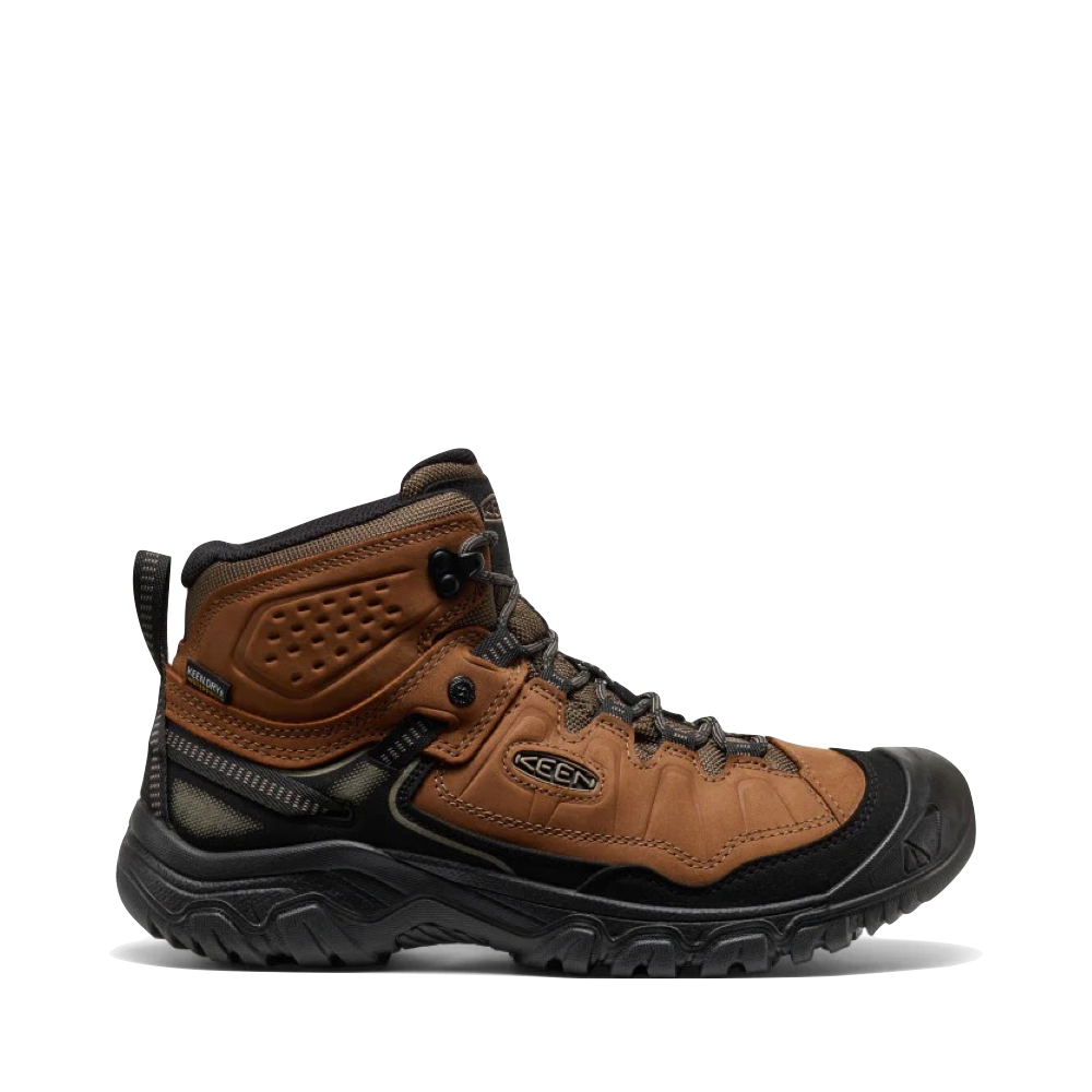 Side (right) view of Keen Targhee IV Waterproof Hiking Boot for men.