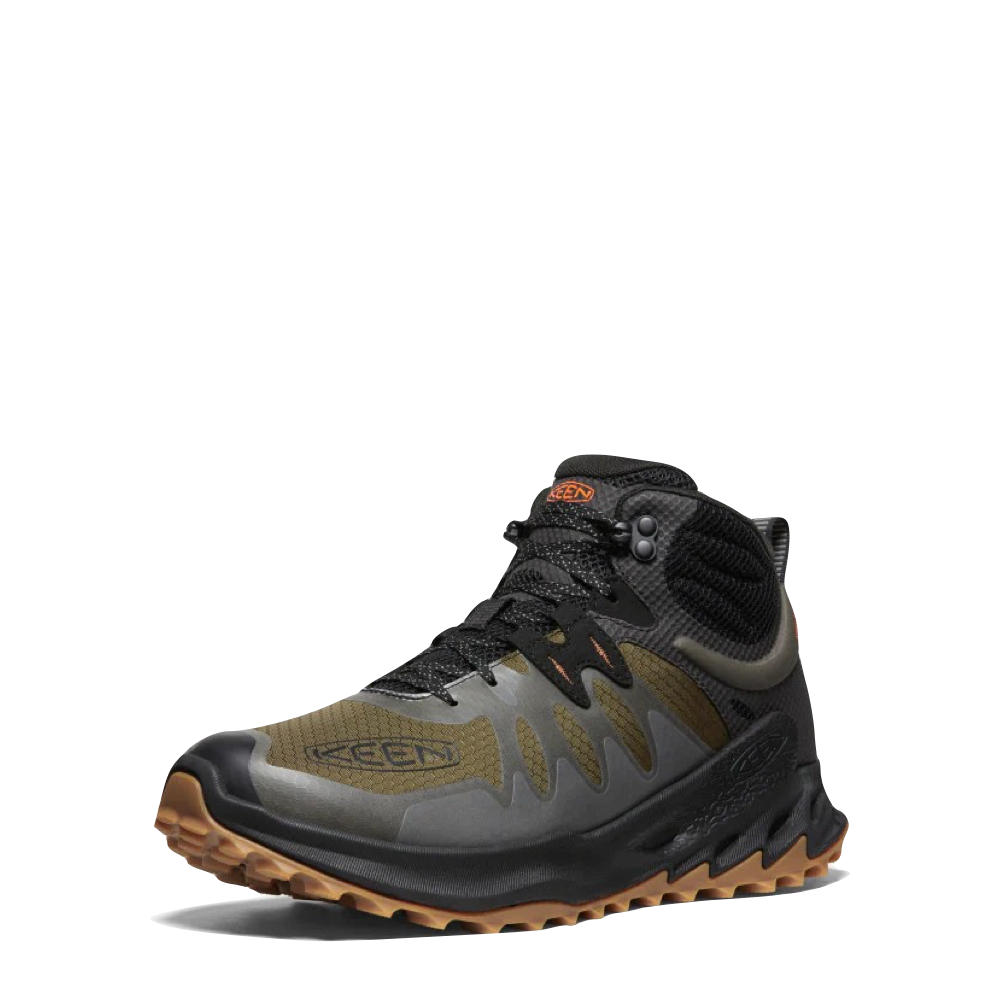 Mudguard and Toe view of Keen Zionic Waterproof Hiking Boot for men.