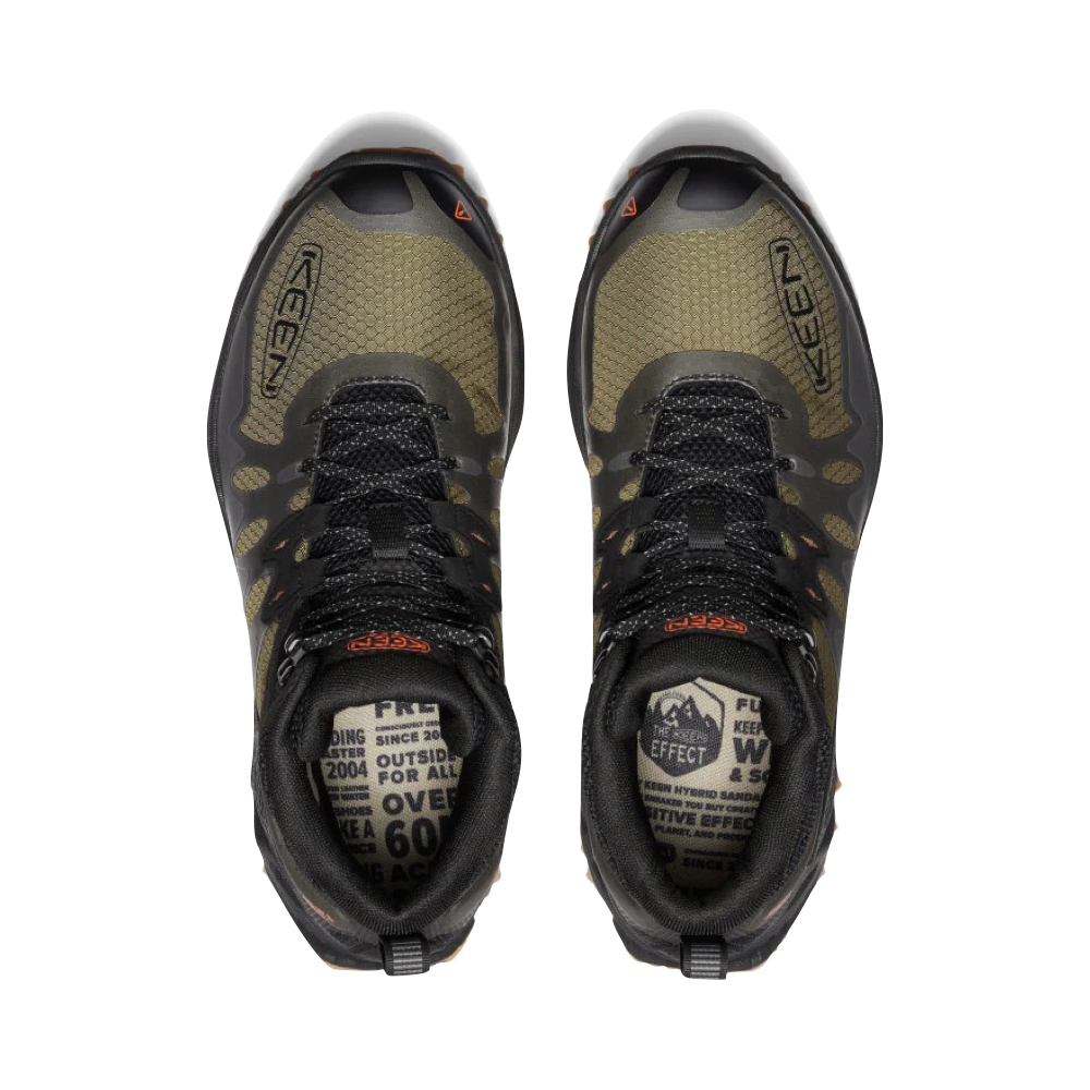 Top-down view of Keen Zionic Waterproof Hiking Boot for men.