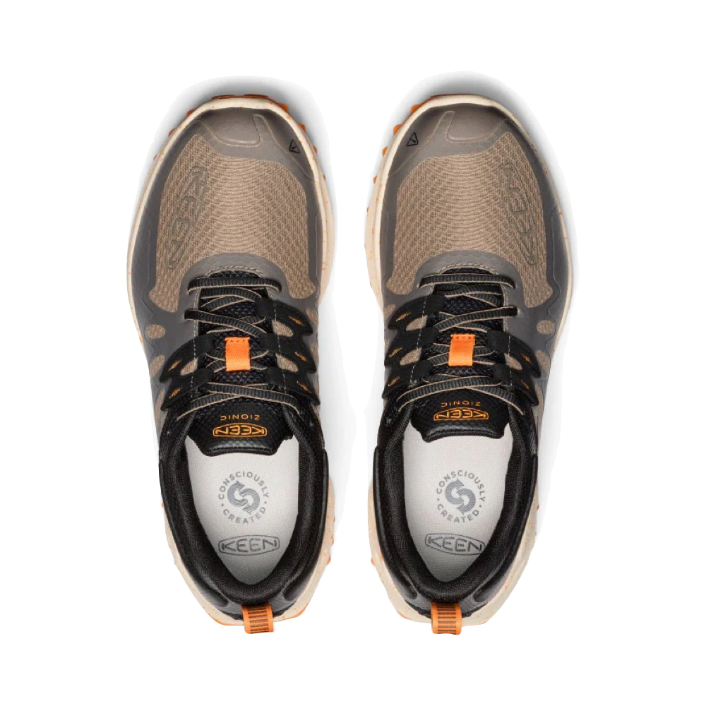 Top-down view of Keen Zionic Waterproof Hiking Sneaker for men.
