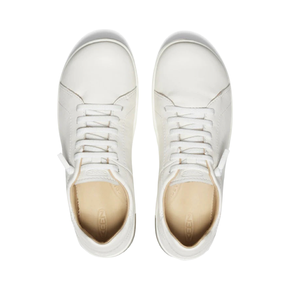 Top-down view of Keen KNX Leather Sneaker for women.