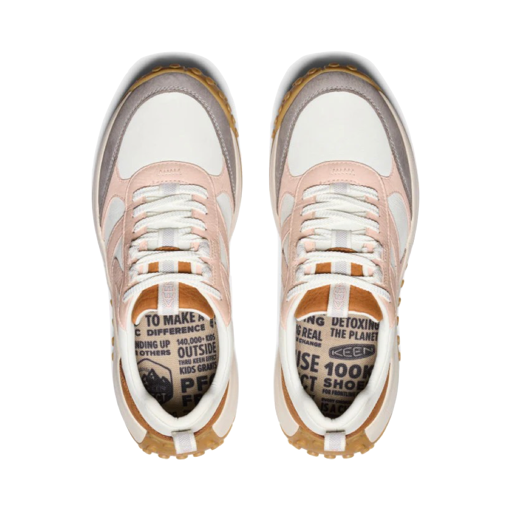 Top-down view of Keen KS86 Leather Sneaker for women.