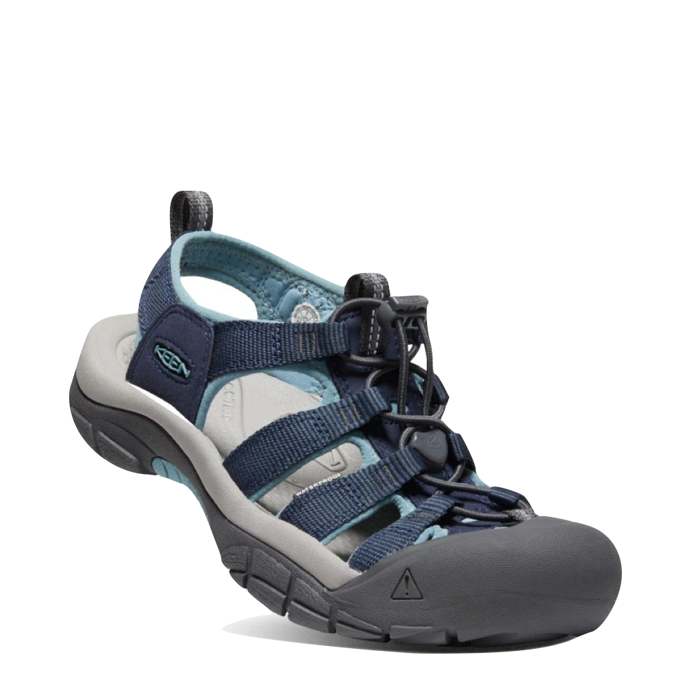 Mudguard and Toe view of Keen Newport H2 Waterproof Sandal for women.
