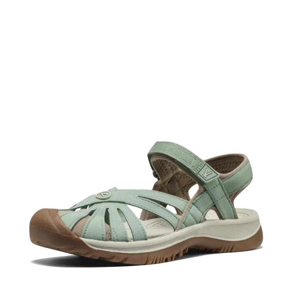 Mudguard and Toe view of Keen Rose Sandal for women.