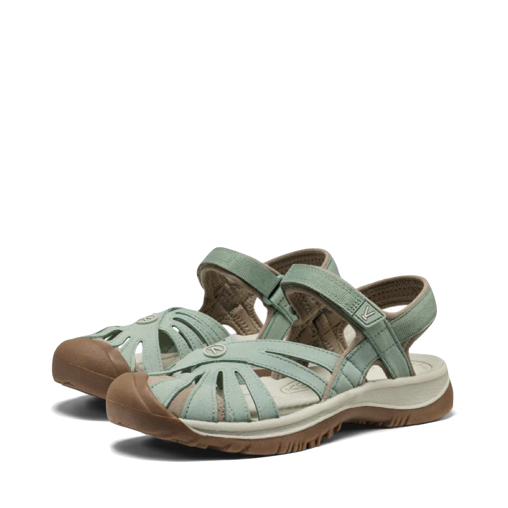 Mudguard and Toe view of Keen Rose Sandal for women.