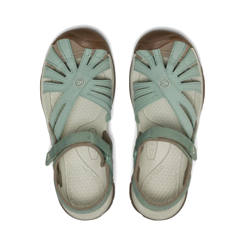 Top-down view of Keen Rose Sandal for women.