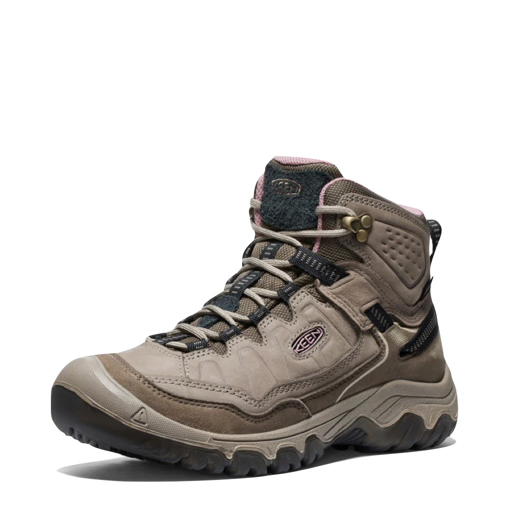 Mudguard and Toe view of Keen Targhee IV Waterproof Hiking Boot for women.