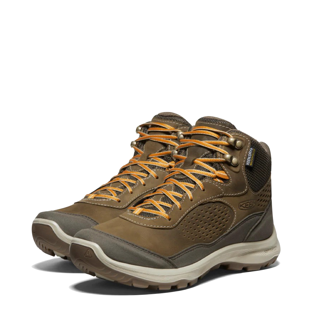 Mudguard and Toe view of Keen Terradora Explorer Waterproof Boot for women.