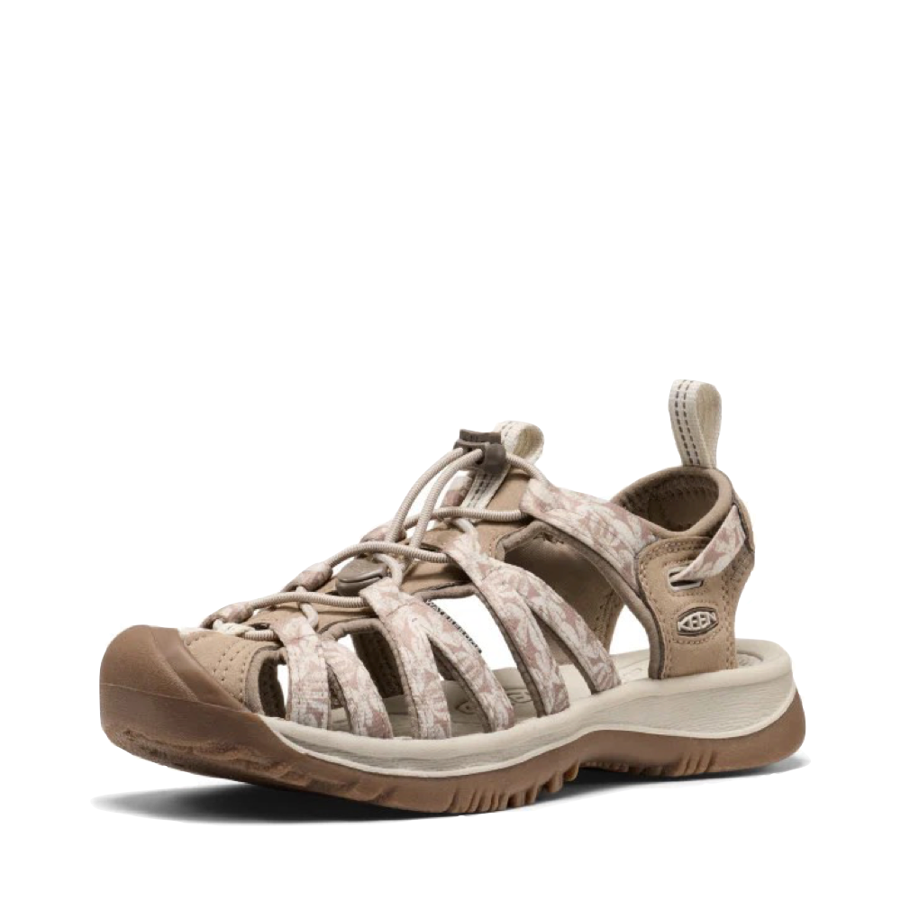 Mudguard and Toe view of Keen Whisper Sandal for women.