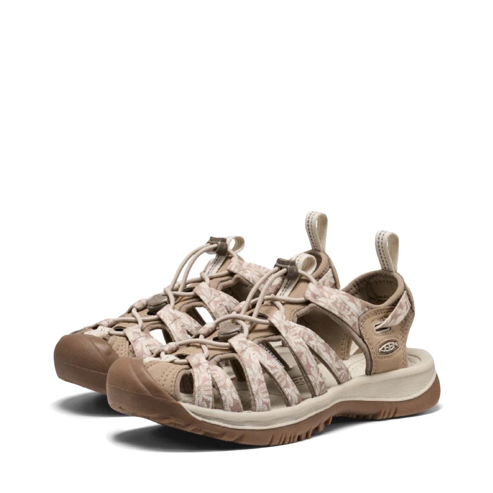 Mudguard and Toe view of Keen Whisper Sandal for women.