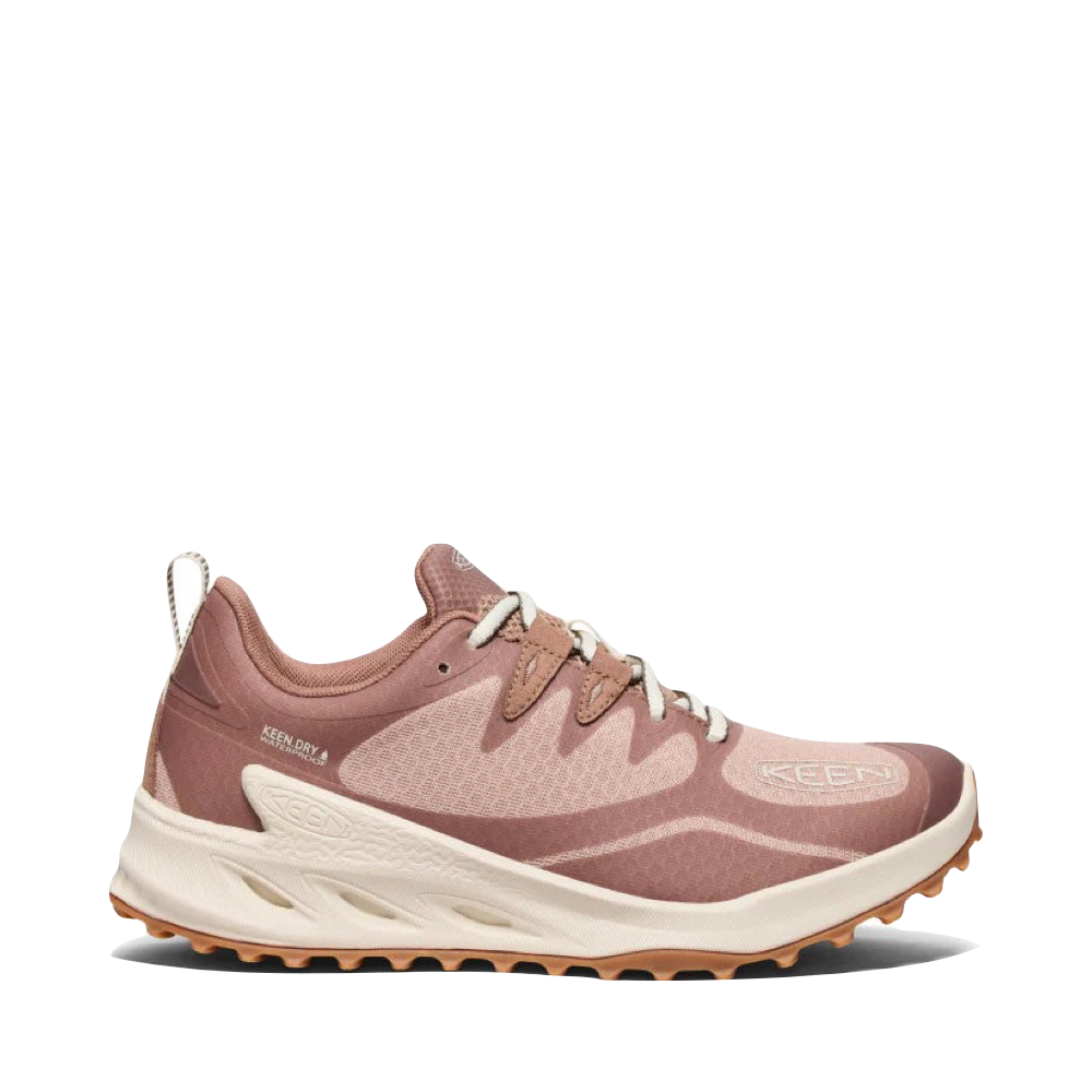 Side (right) view of Keen Zionic Waterproof Hiking Shoe for women.
