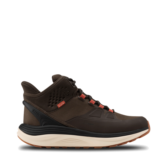 Side (right) view of Kizik London AT Mid Waterproof Sneaker for men.