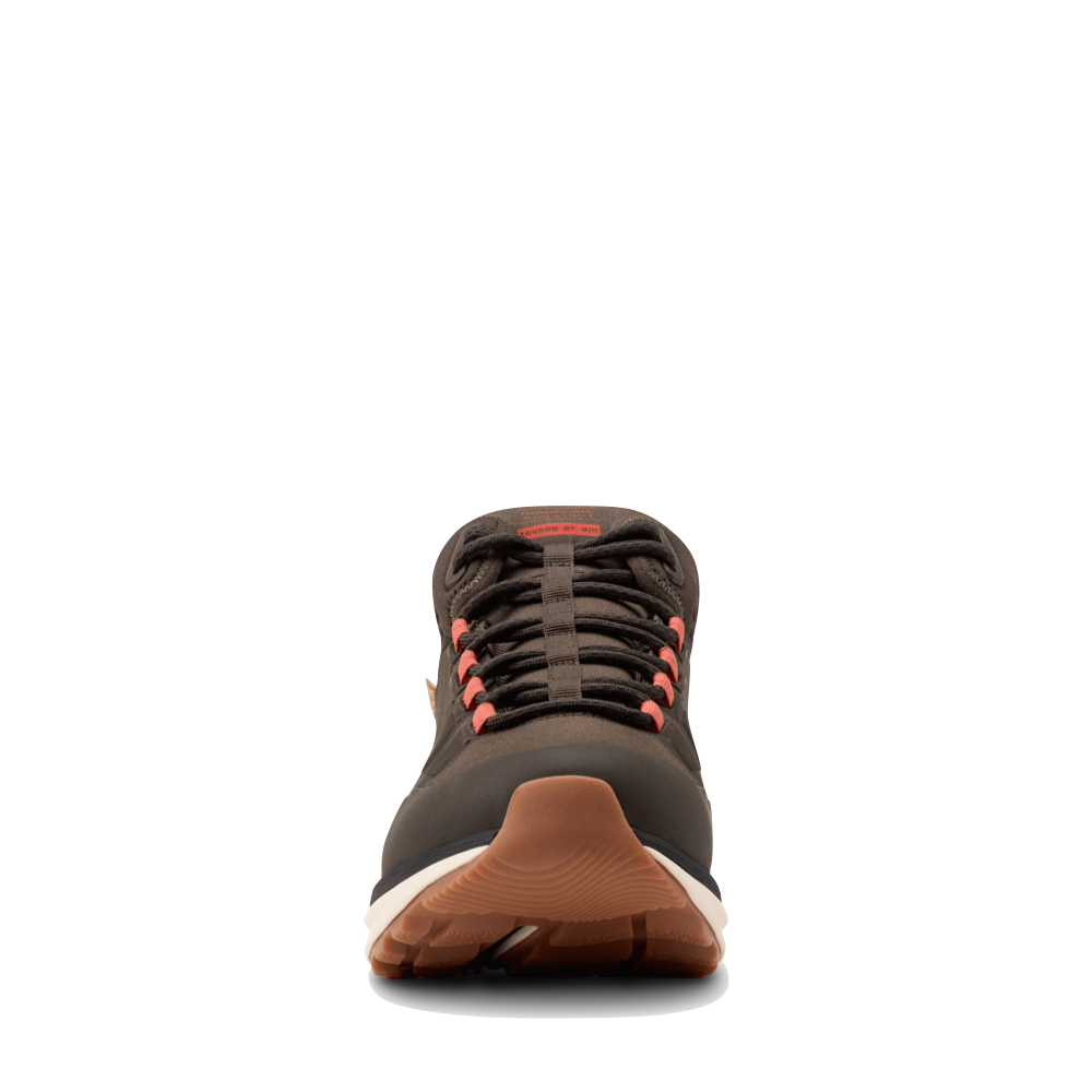 Front view of Kizik London AT Mid Waterproof Sneaker for men.