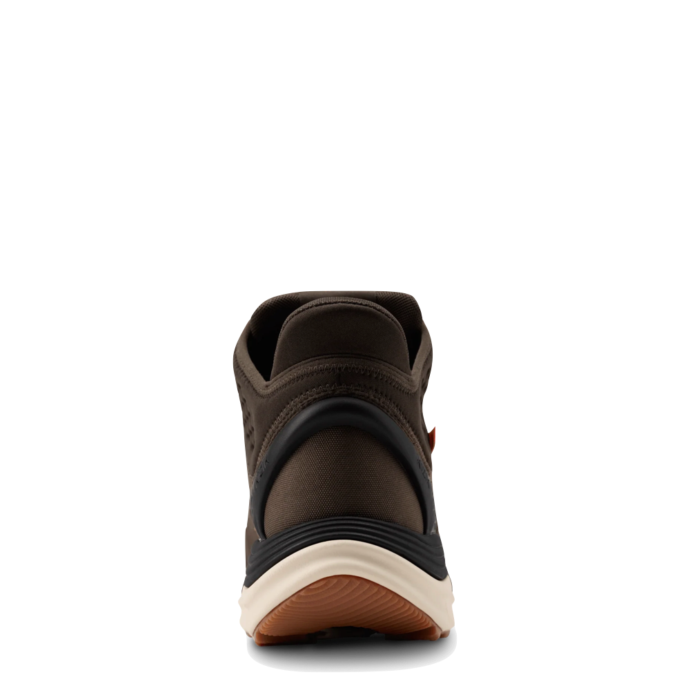 Back view of Kizik London AT Mid Waterproof Sneaker for men.