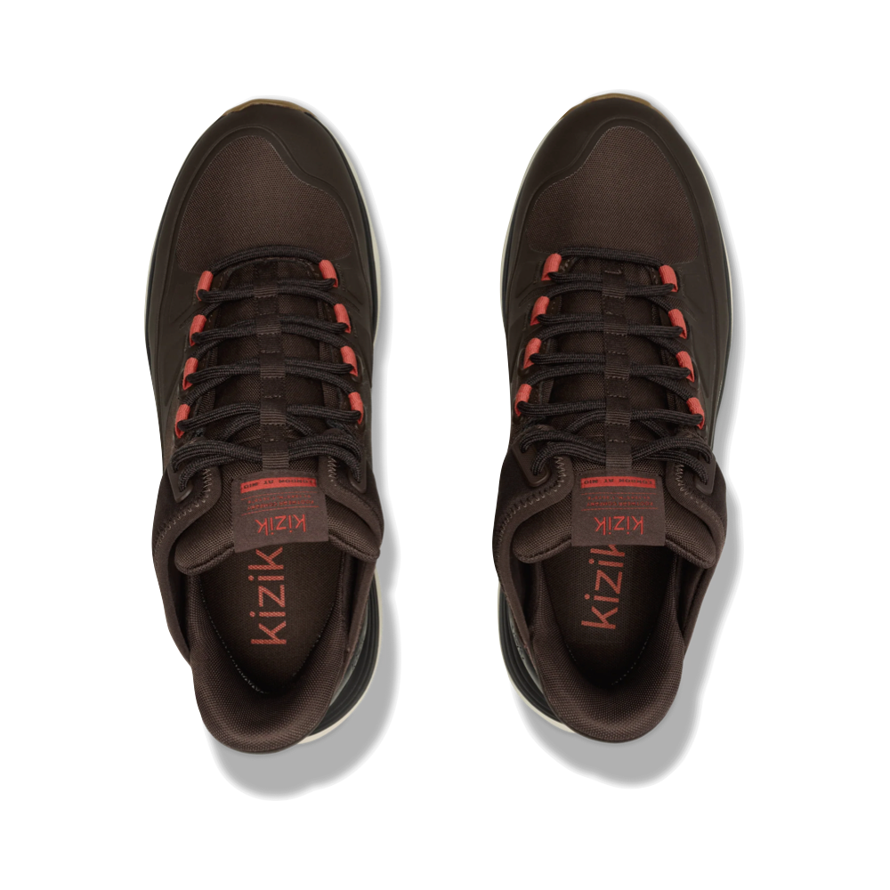 Top-down view of Kizik London AT Mid Waterproof Sneaker for men.