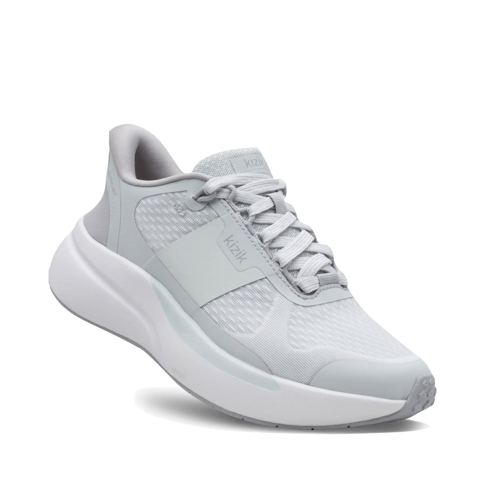 Mudguard and Toe view of Kizik Freedom Run Sneaker for women.