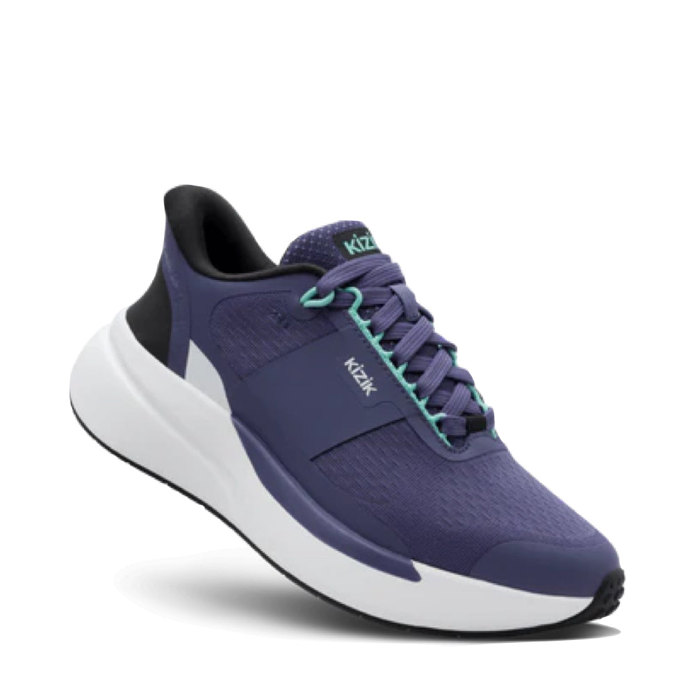 Mudguard and Toe view of Kizik Freedom Run Sneaker for women.