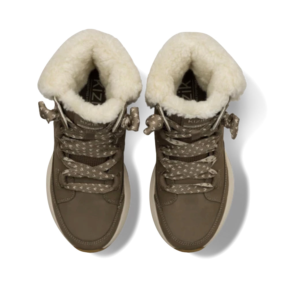 Top-down view of Kizik Juno 2 Lace Waterproof Boot for women.