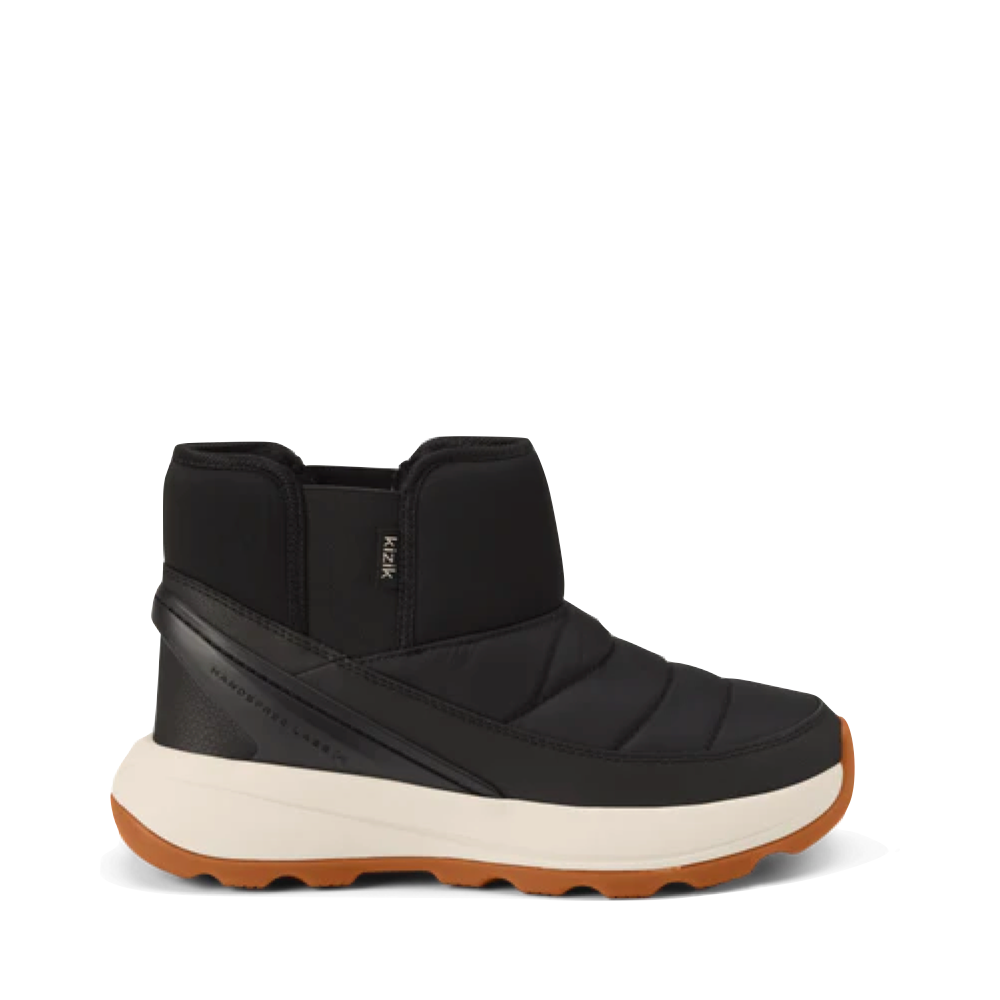 Side (right) view of Kizik Juno 2 Low Hands Free Slip On Boot for women.