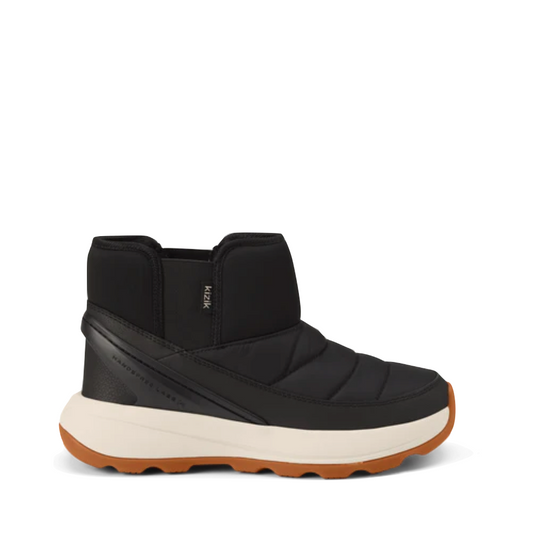 Side (right) view of Kizik Juno 2 Low Hands Free Slip On Boot for women.