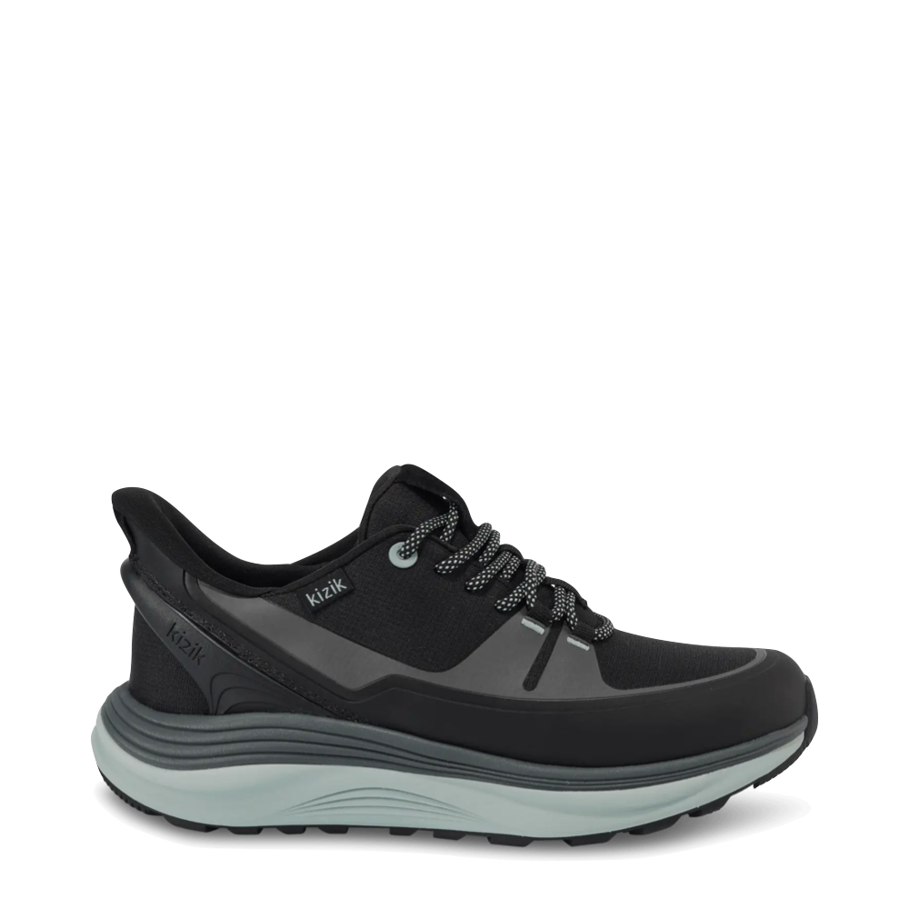Side (right) view of Kizik London AT Hands Free Tie Sneaker for women.