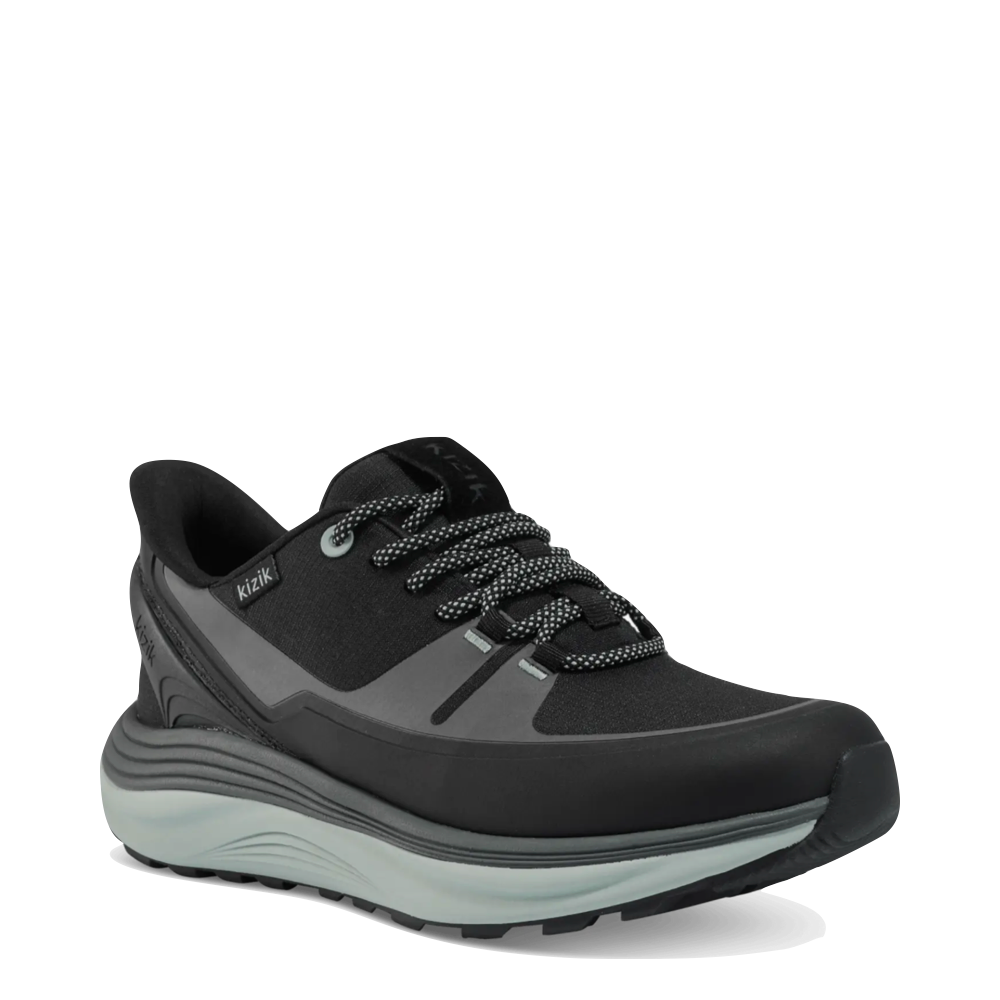 Mudguard and Toe view of Kizik London AT Hands Free Tie Sneaker for women.