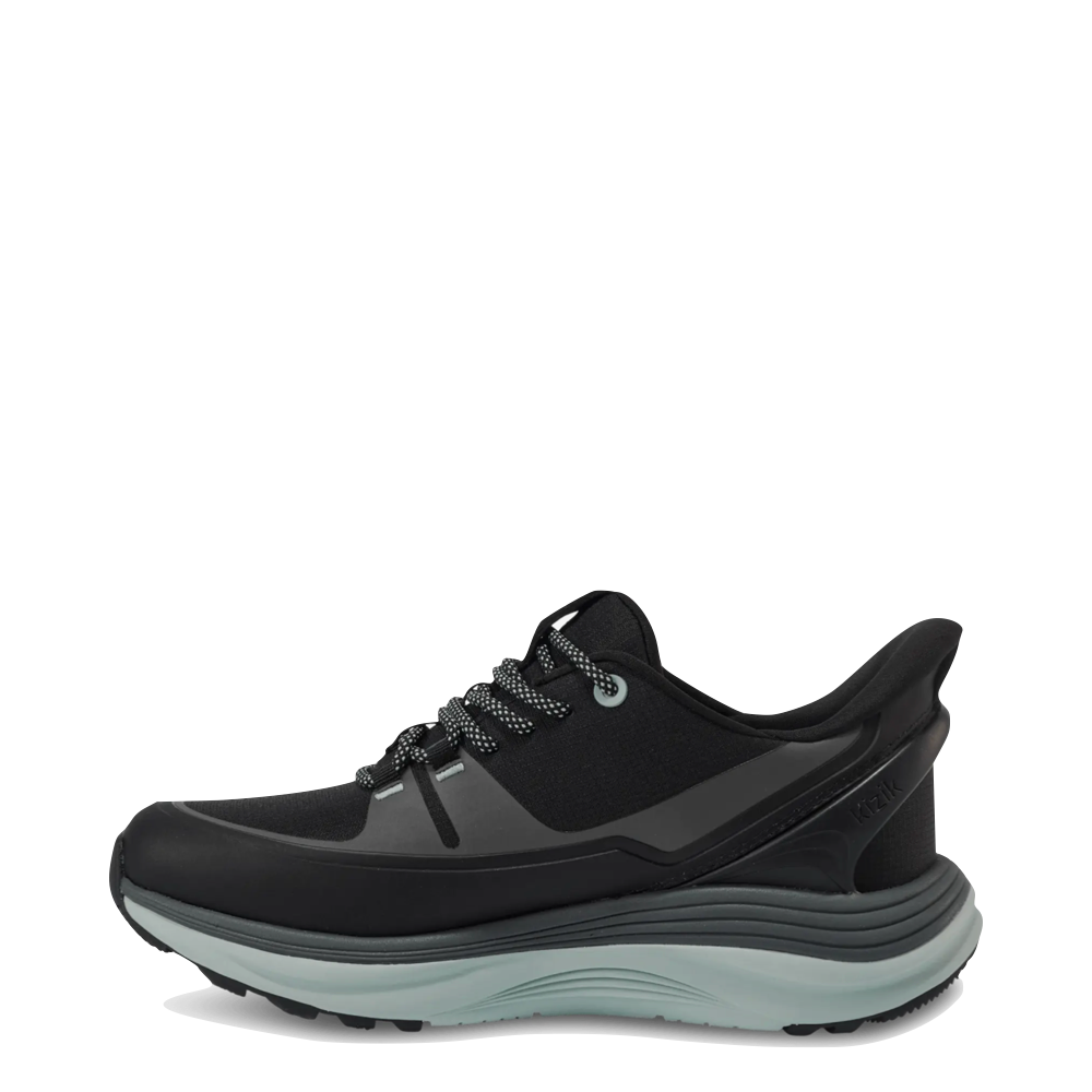 Side (left) view of Kizik London AT Hands Free Tie Sneaker for women.