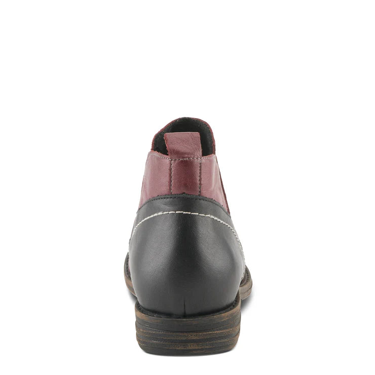 Spring Step Women's Mantaro Ankle Chelsea Boot in Bordeaux Multi