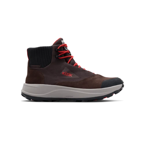Kizik Men's Freedom Hike Waterproof Boot in Demitasse/Morning Dove