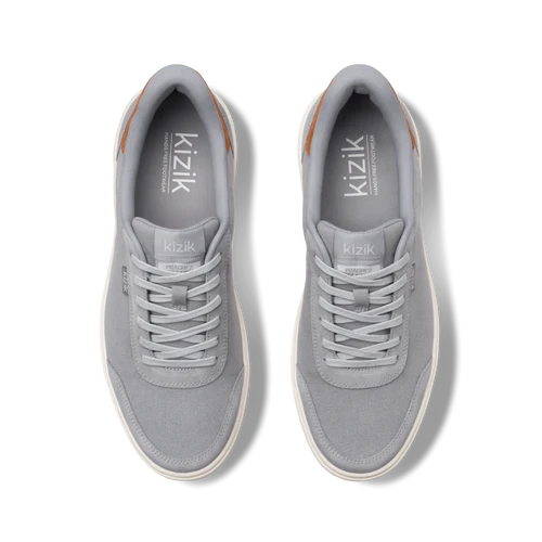 Kizik Men's Prague 2 Sneaker in Alloy