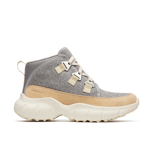 Merrell Women's Clover Mid Wool Waterproof Boot in Latte