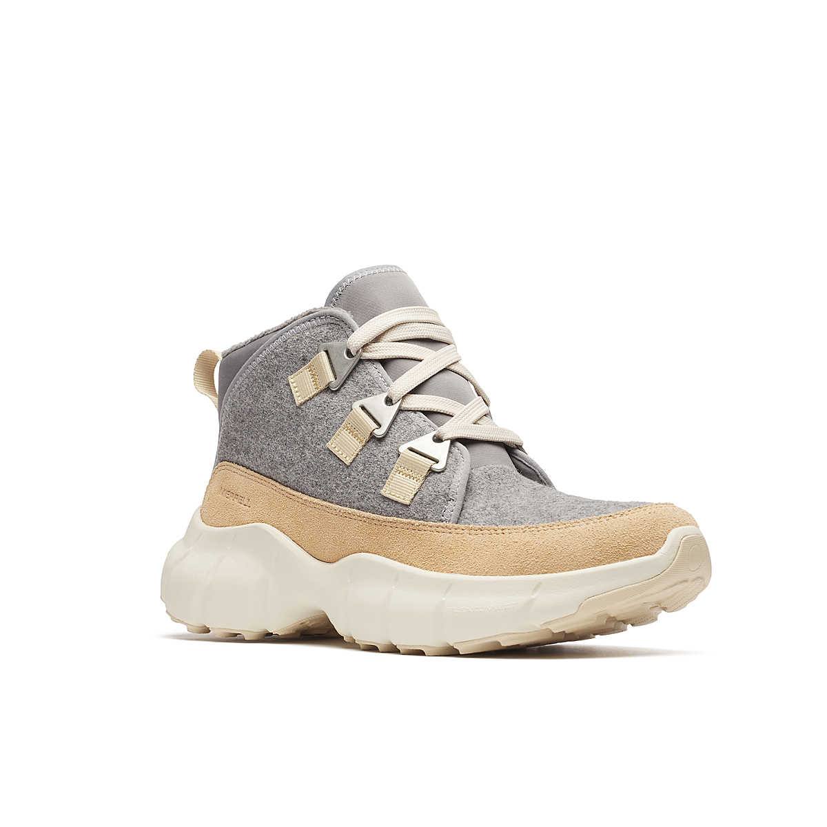 Merrell Women's Clover Mid Wool Waterproof Boot in Latte