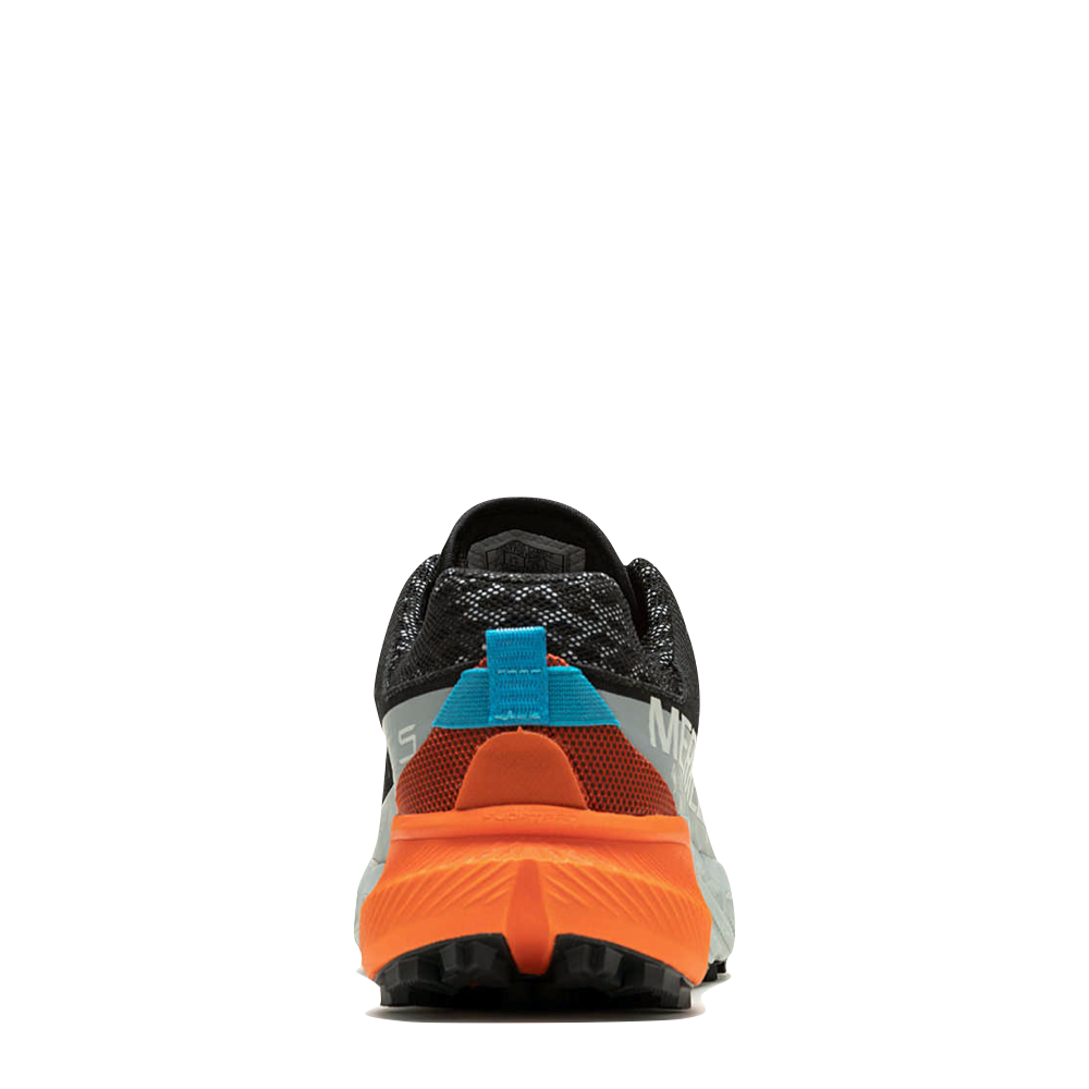 Merrell Men's Agility Peak 5 GTX Sneaker in Black/Tangerine