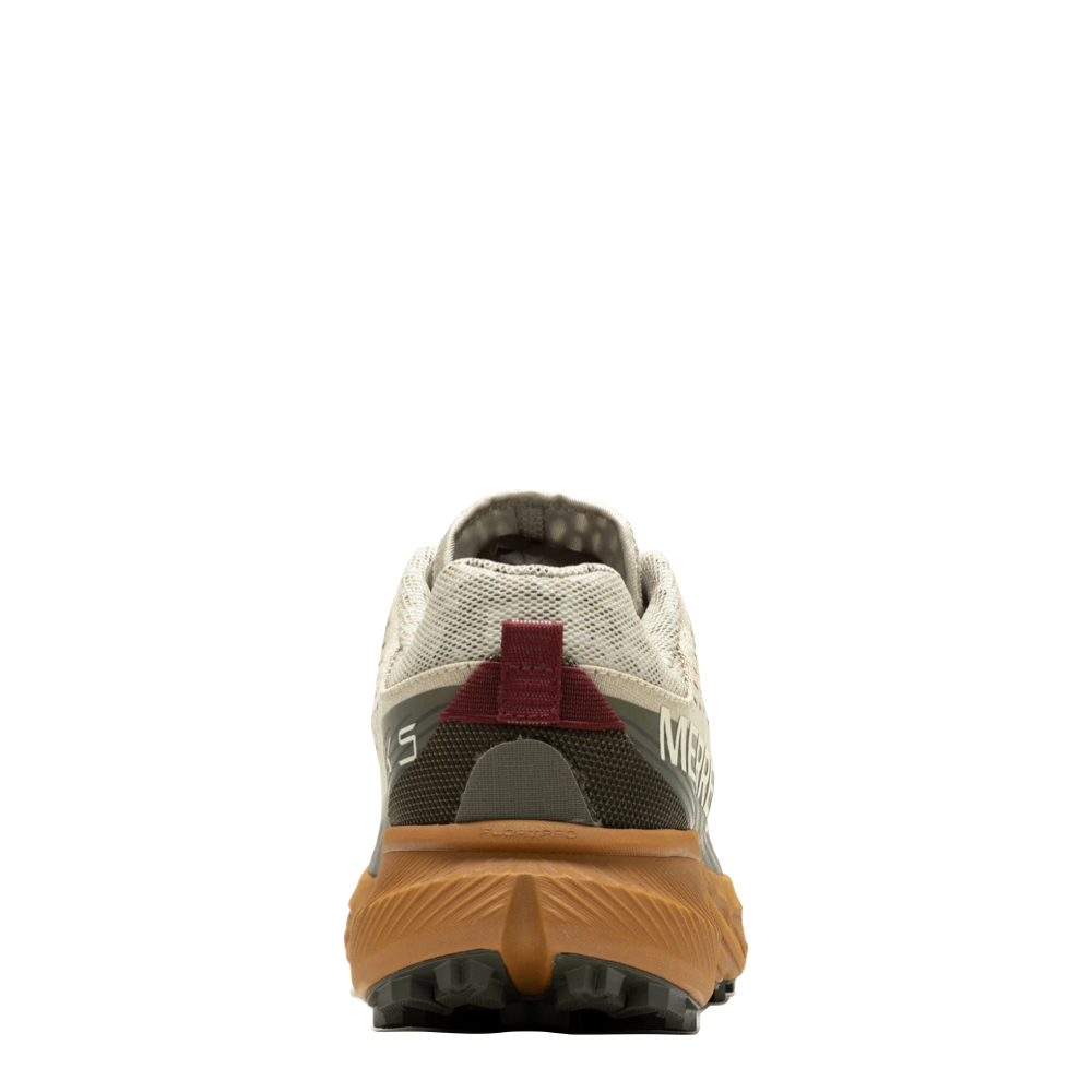 Back view of Merrell Agility Peak 5 Trail Sneaker for men.