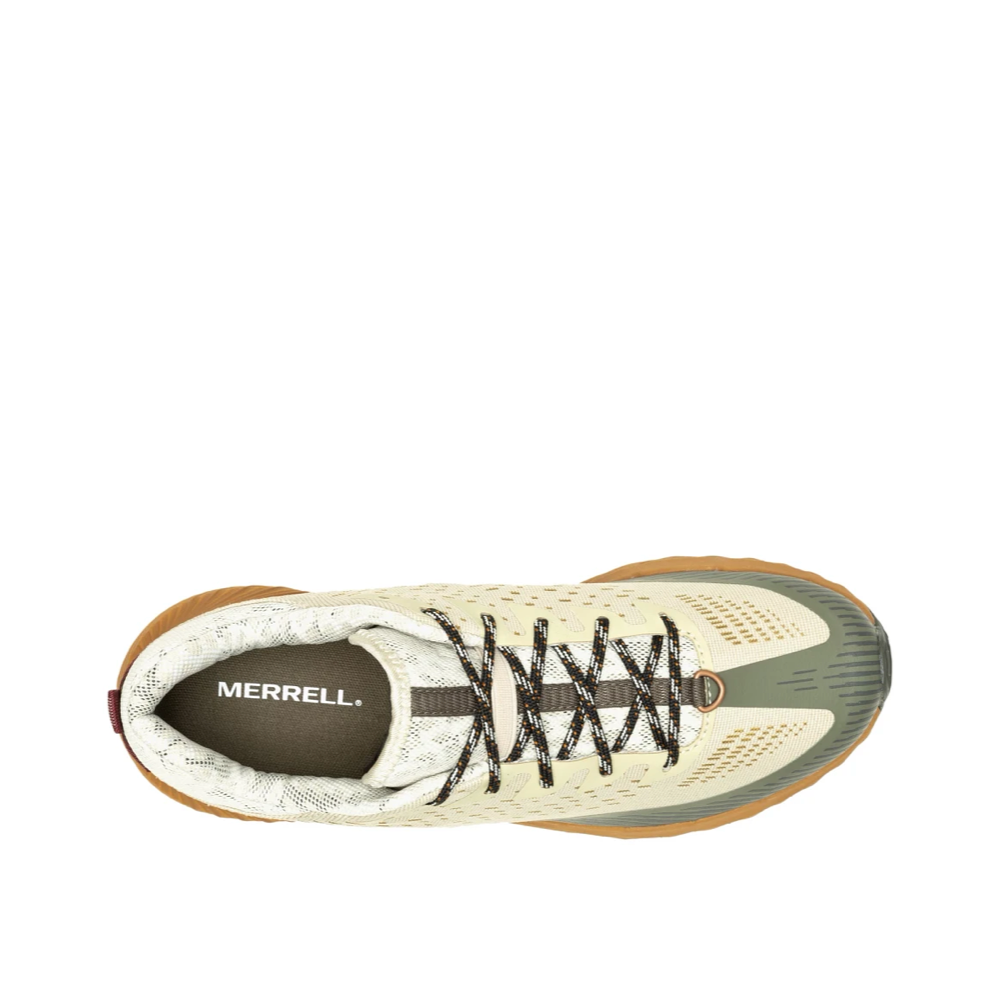 Top-down view of Merrell Agility Peak 5 Trail Sneaker for men.