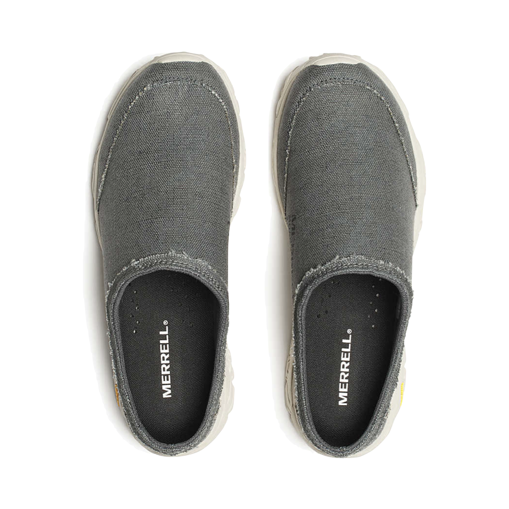 Top-down view of Merrell Moab 2 Slide Canvas 1TRL Clog for men.