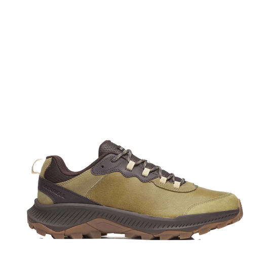 Side (right) view of Merrell Speed Strike 2 Leather Sneaker for men.