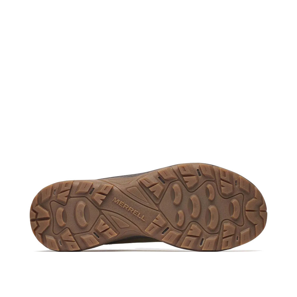 Bottom view of Merrell Speed Strike 2 Leather Sneaker for men.