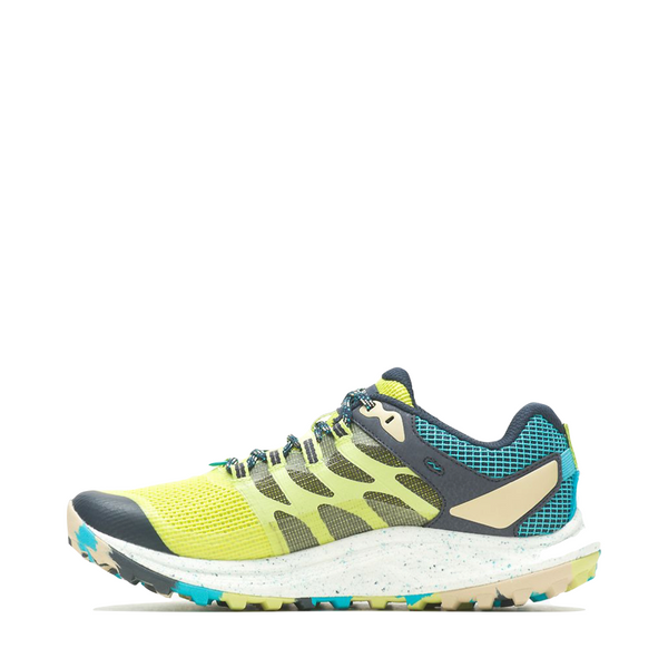 Merrell Women's Antora 3 Sneaker in Celery Yellow/Blue