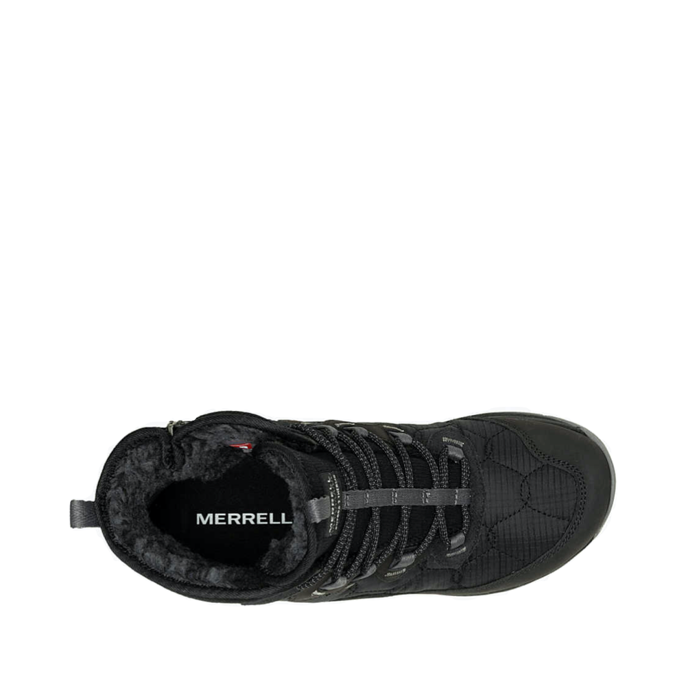 Merrell Women's Antora 3 Thermo Mid Waterproof Zip Lace Boot (Black)