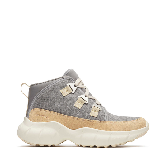 Side (right) view of Merrell Clover Mid Wool Waterproof Boot for women.