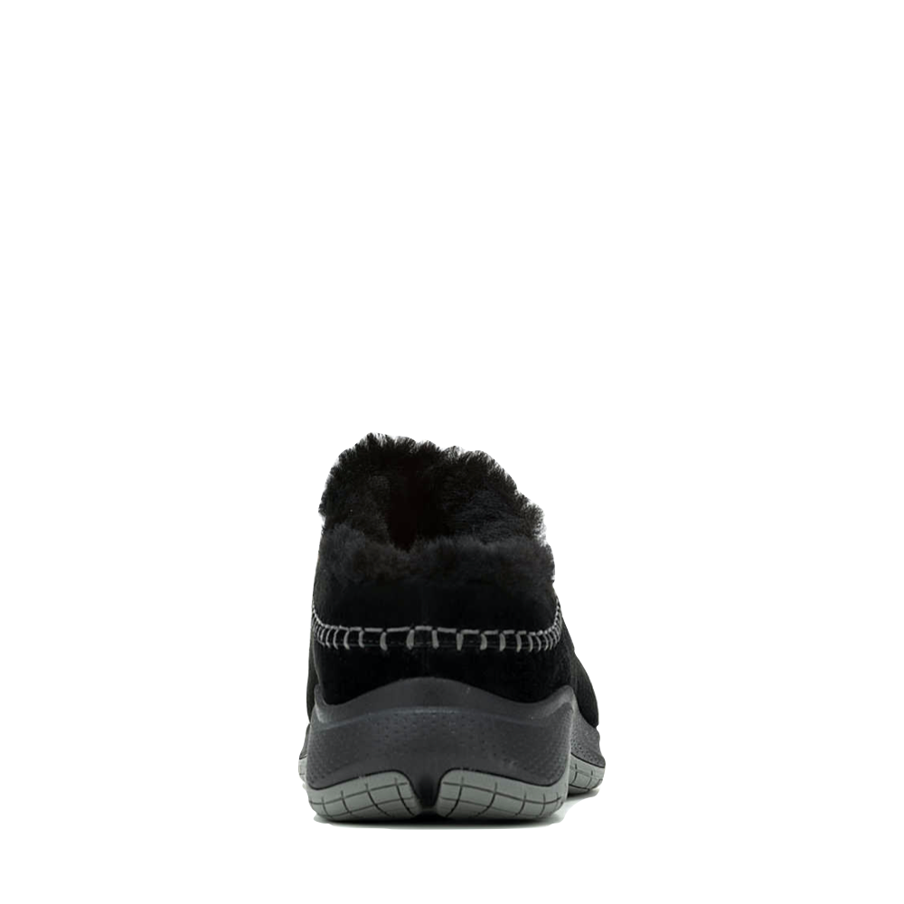 Back view of Merrell Encore Ice 5 Waterproof Suede Leather Clog for women.