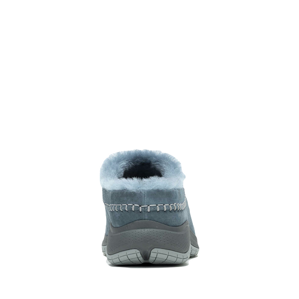 Merrell Women's Encore Ice 5 Waterproof Suede Leather Clog in Stonewash Blue