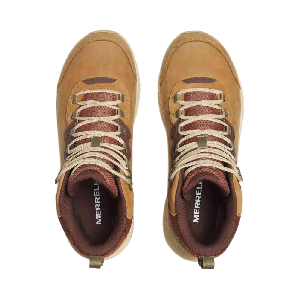 Top-down view of Merrell Speed Strike 2 Leather Thermo Mid Waterproof Boot for women.
