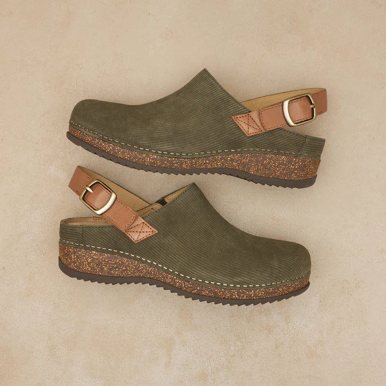 Dansko Women's Merrin Sling Back Clog in Olive
