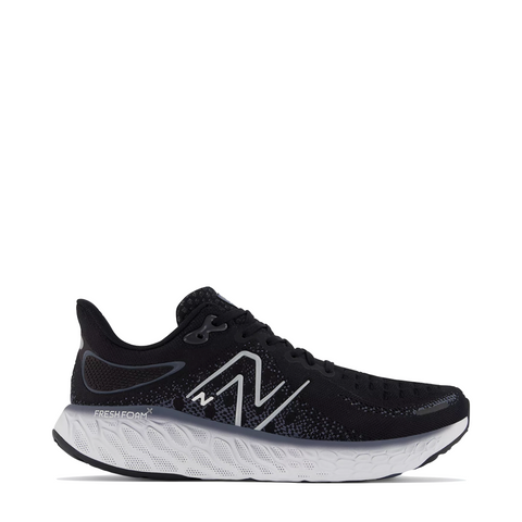 New Balance Men's Fresh Foam X 1080v12 Sneaker in Black with Thunder and White