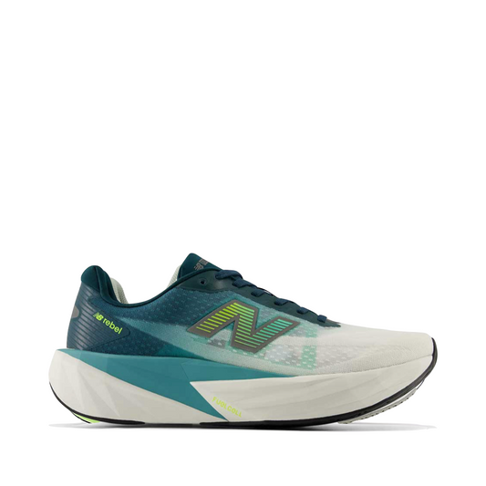 Side (right) view of New Balance Fuel Cell Rebel v5 Sneaker for men.