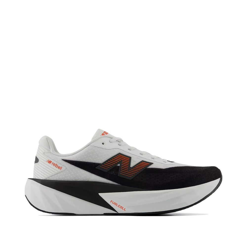 Side (right) view of New Balance Fuel Cell Rebel v5 Sneaker for men.