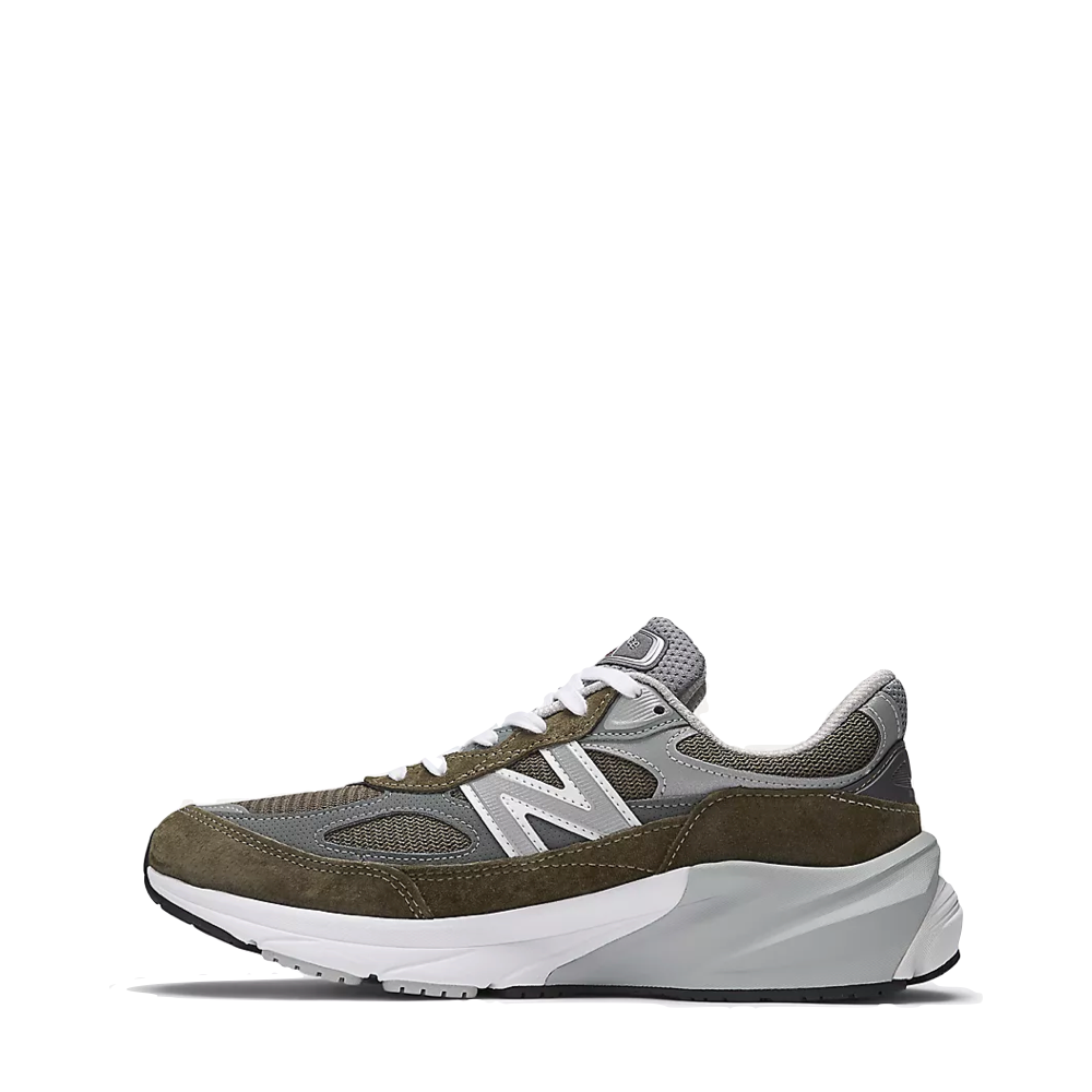 Side (left) view of New Balance Made in USA 990 v6 Sneaker for men.